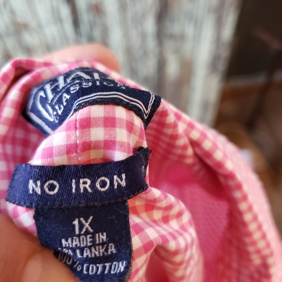 Chaps Classic button down 1X - Picture 6 of 6